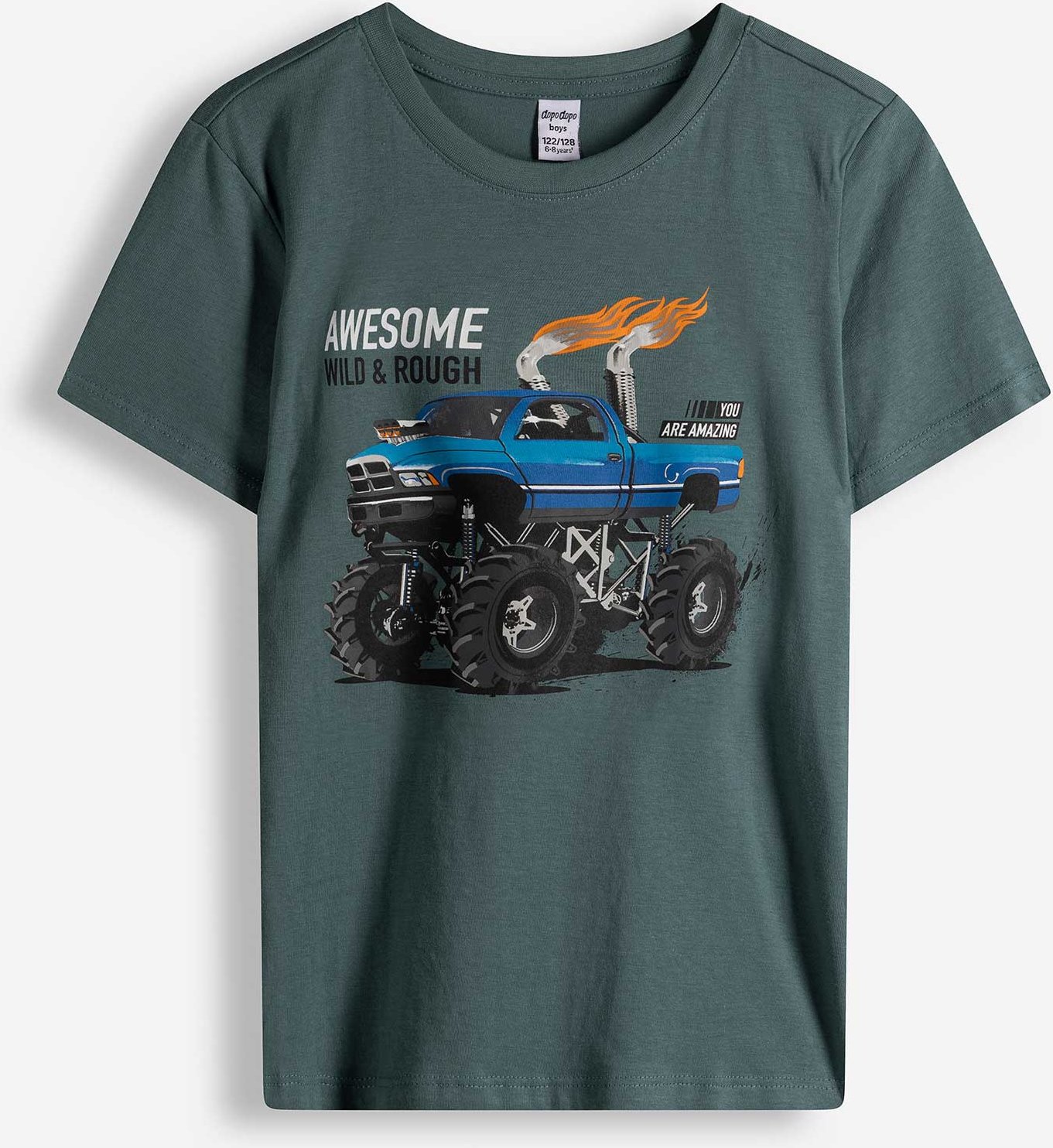 Shirt - Frontprint - grün