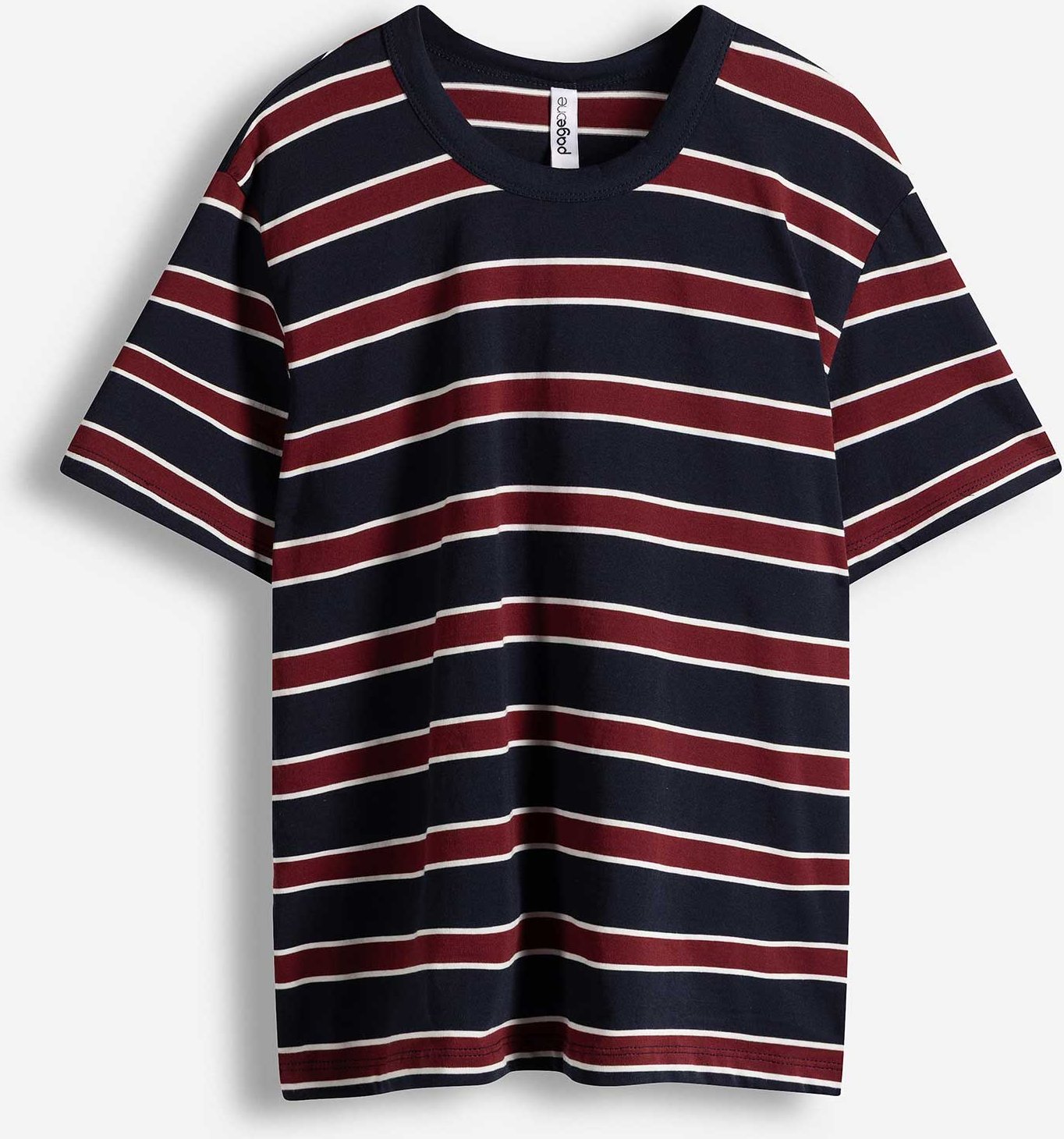 T-Shirt - Streifen - dunkelblau