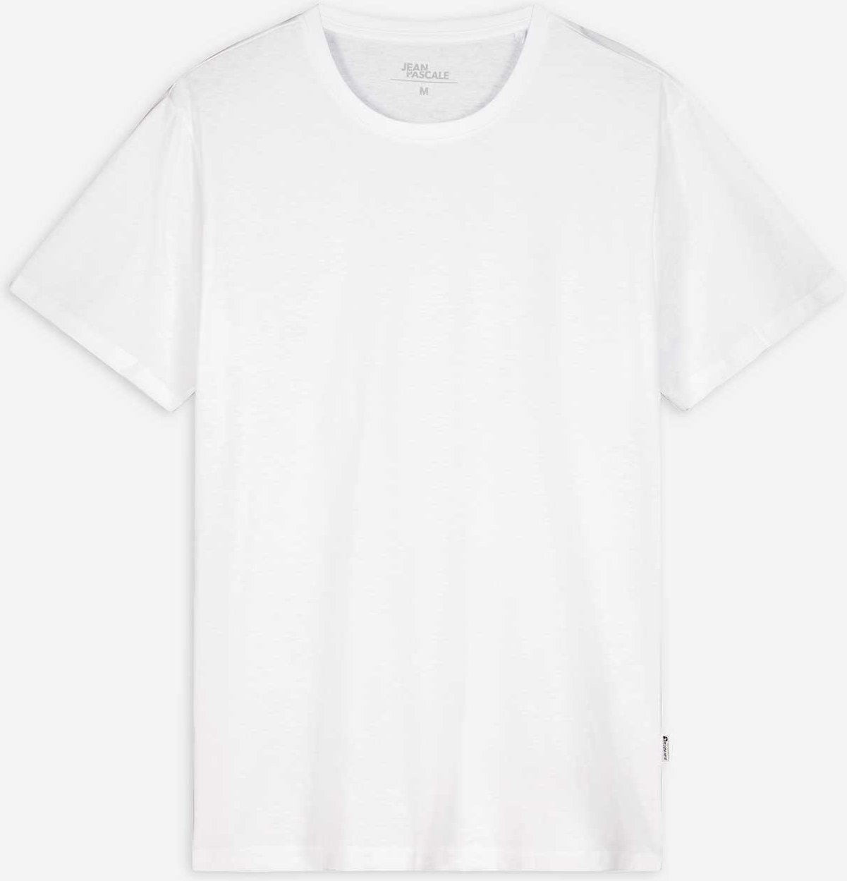 T-Shirt - einfarbig - weiß