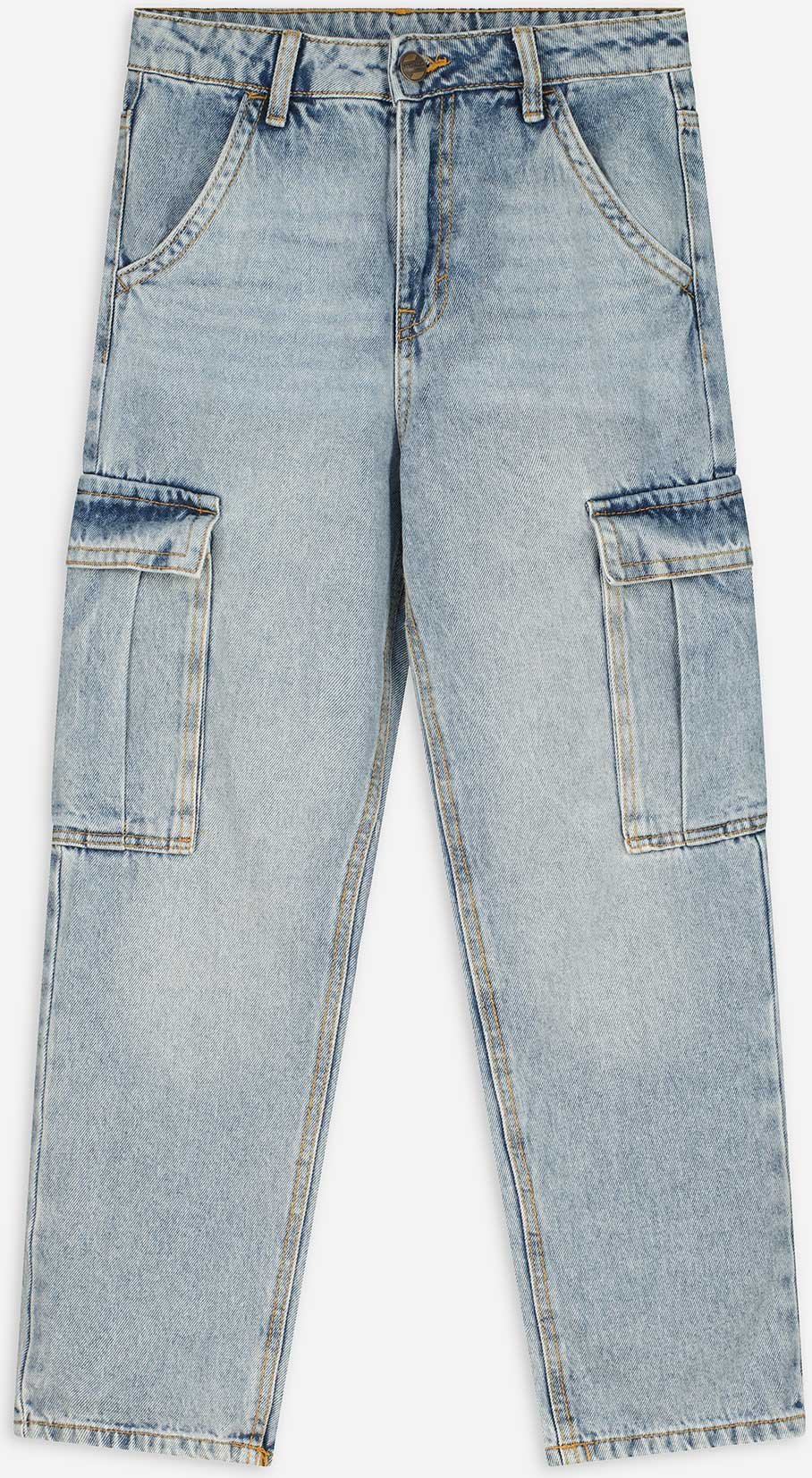 Cargohose - Denim - hellblau
