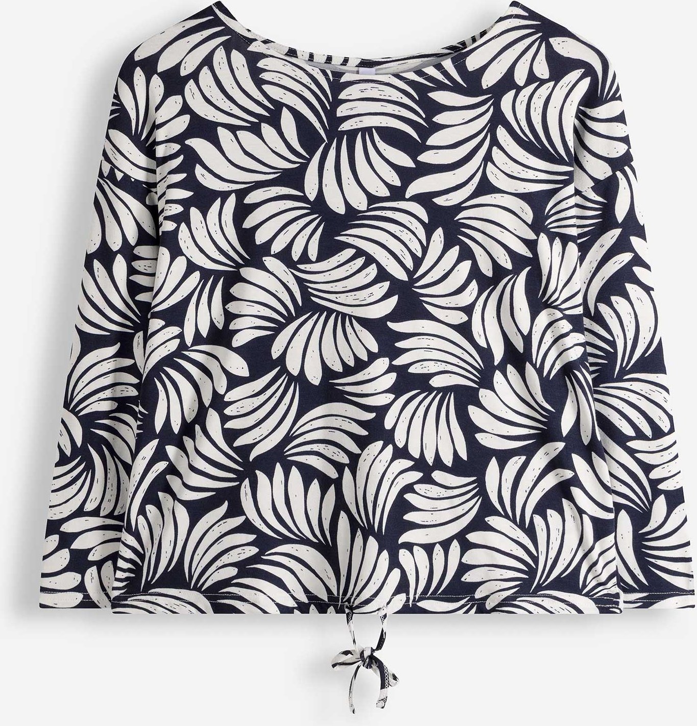 Shirt - Knotendetail - dunkelblau