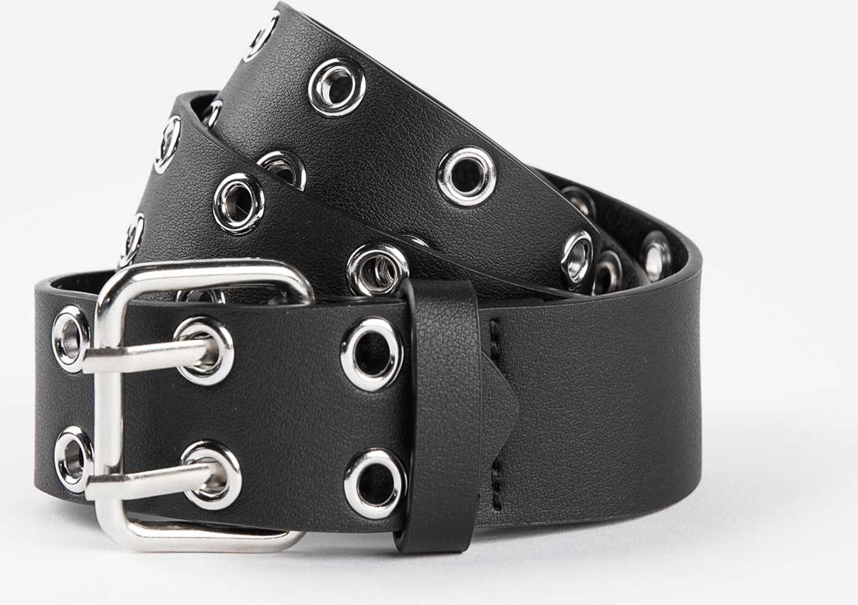 Gürtel - Nietenbesatz - schwarz