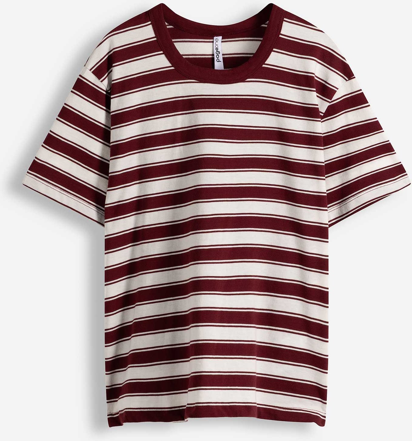 T-Shirt - Streifen - weiß