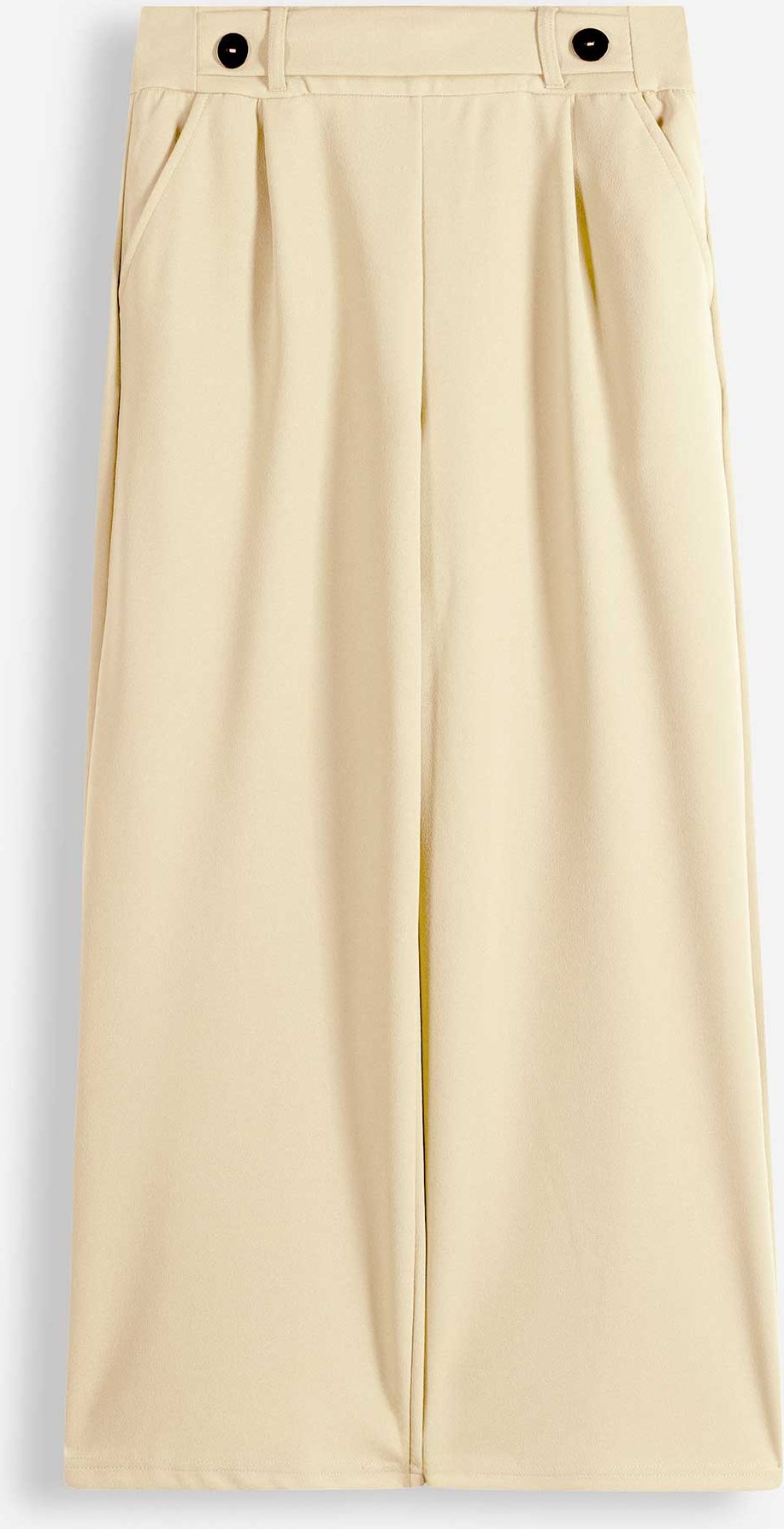 Hose - Elastischer Verschluss - hellgelb