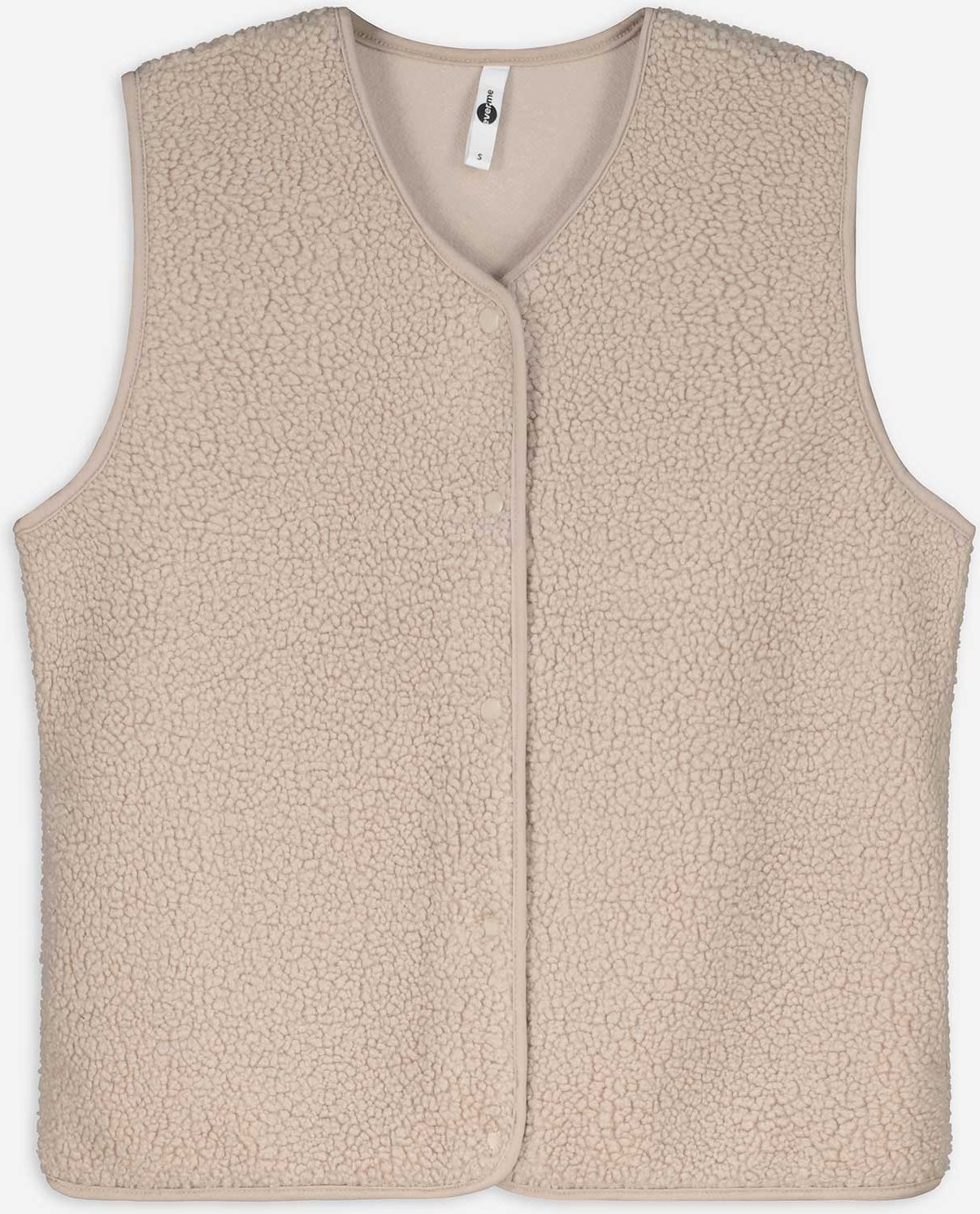 Teddyweste - Teddyfell - beige