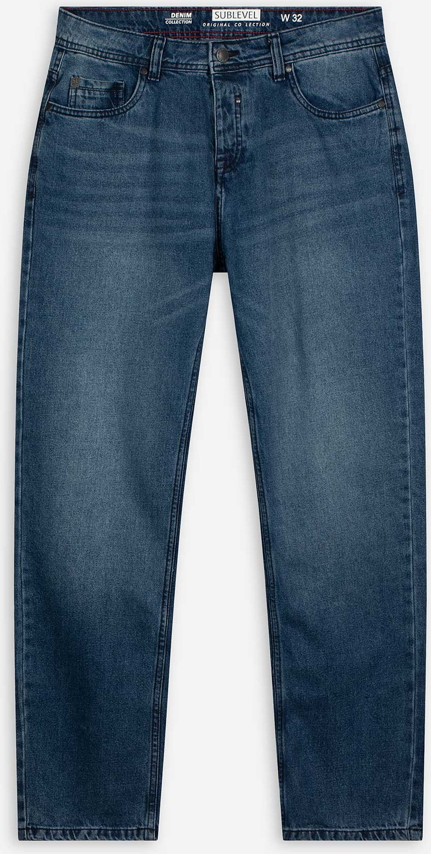 Jeans - Wascheffekte - dunkelblau