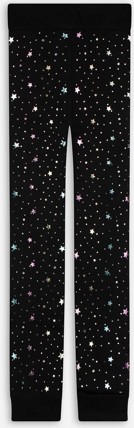 Strumpfhose - Allover-Muster - schwarz