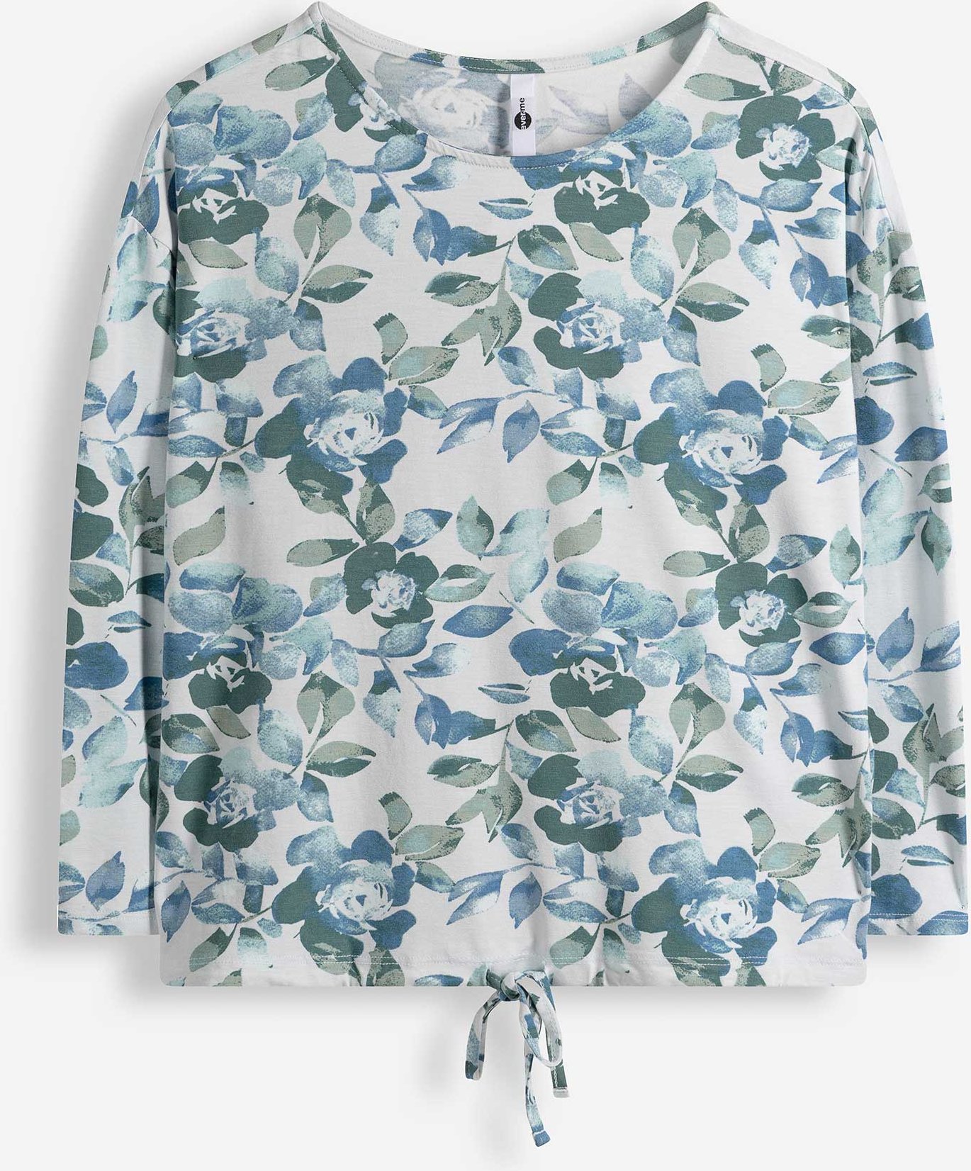 Shirt - Knotendetail - hellblau