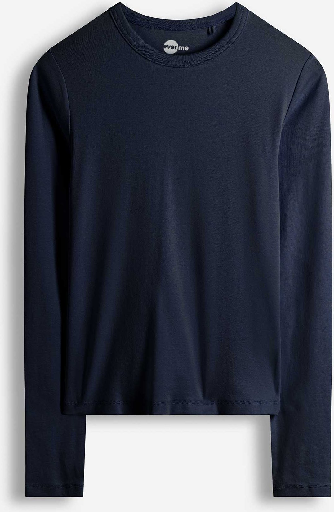 Langarmshirt - Modal-Anteil - dunkelblau