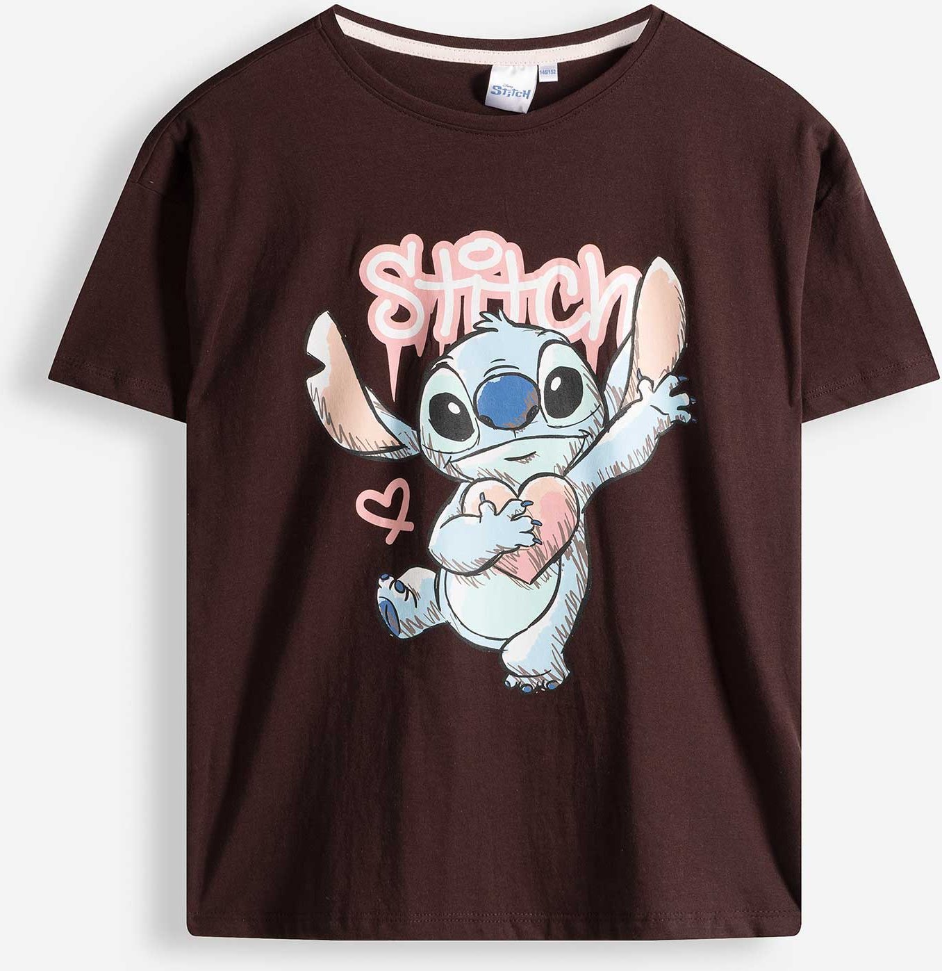 T-Shirt - Lilo & Stitch - dunkellila
