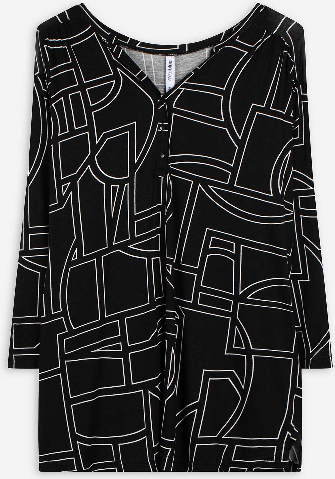 Shirt - Viskose-Anteil - schwarz