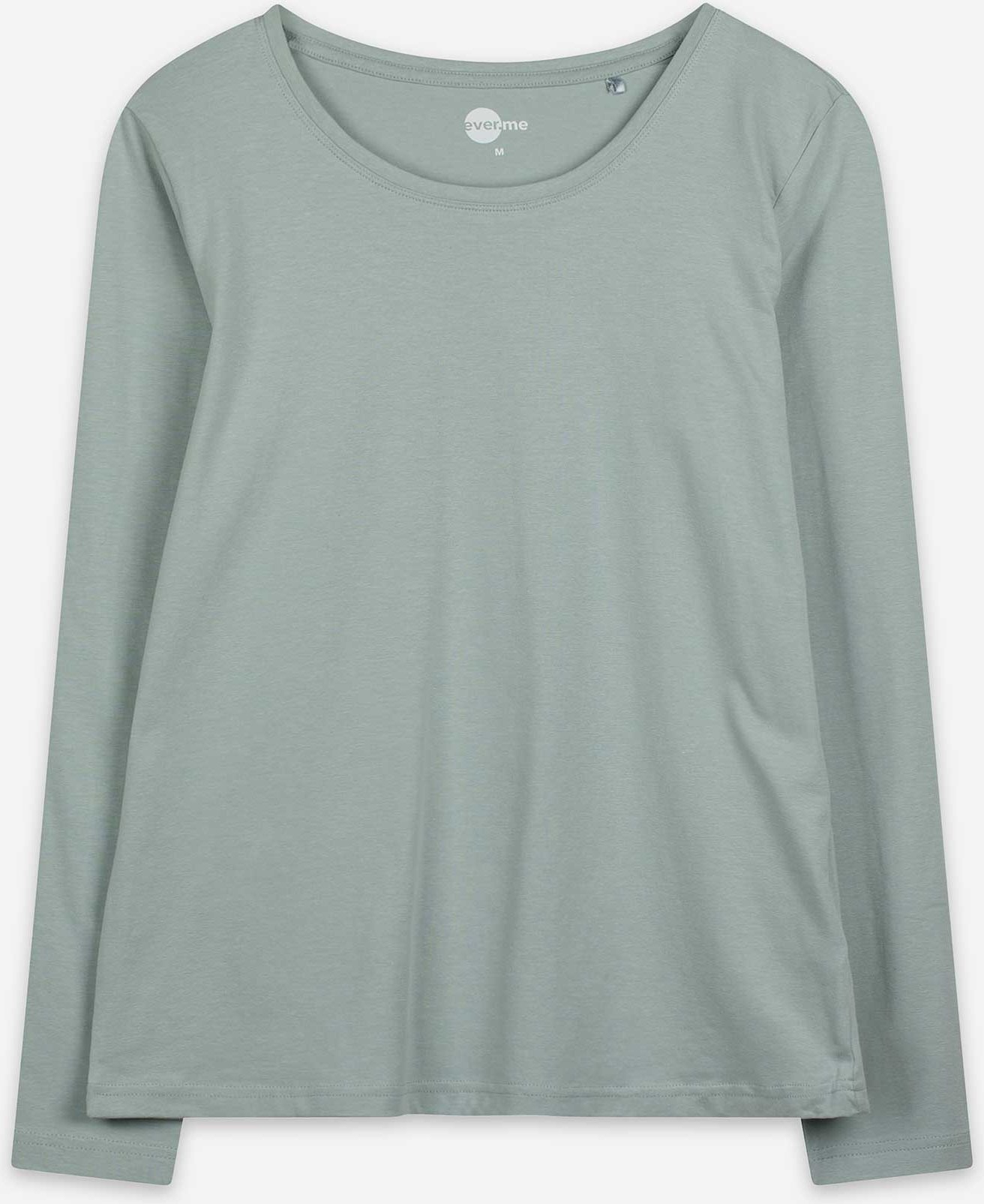 Langarmshirt - Stretchanteil - türkis