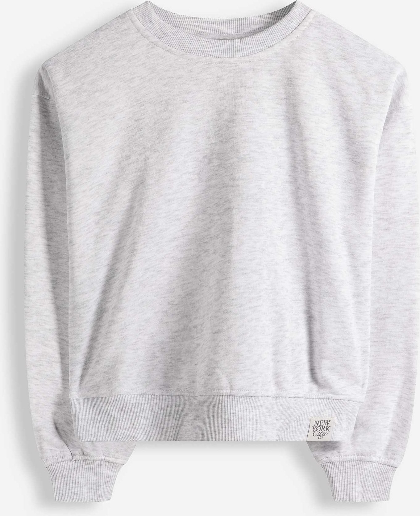 Sweatshirt - einfarbig - hellgrau