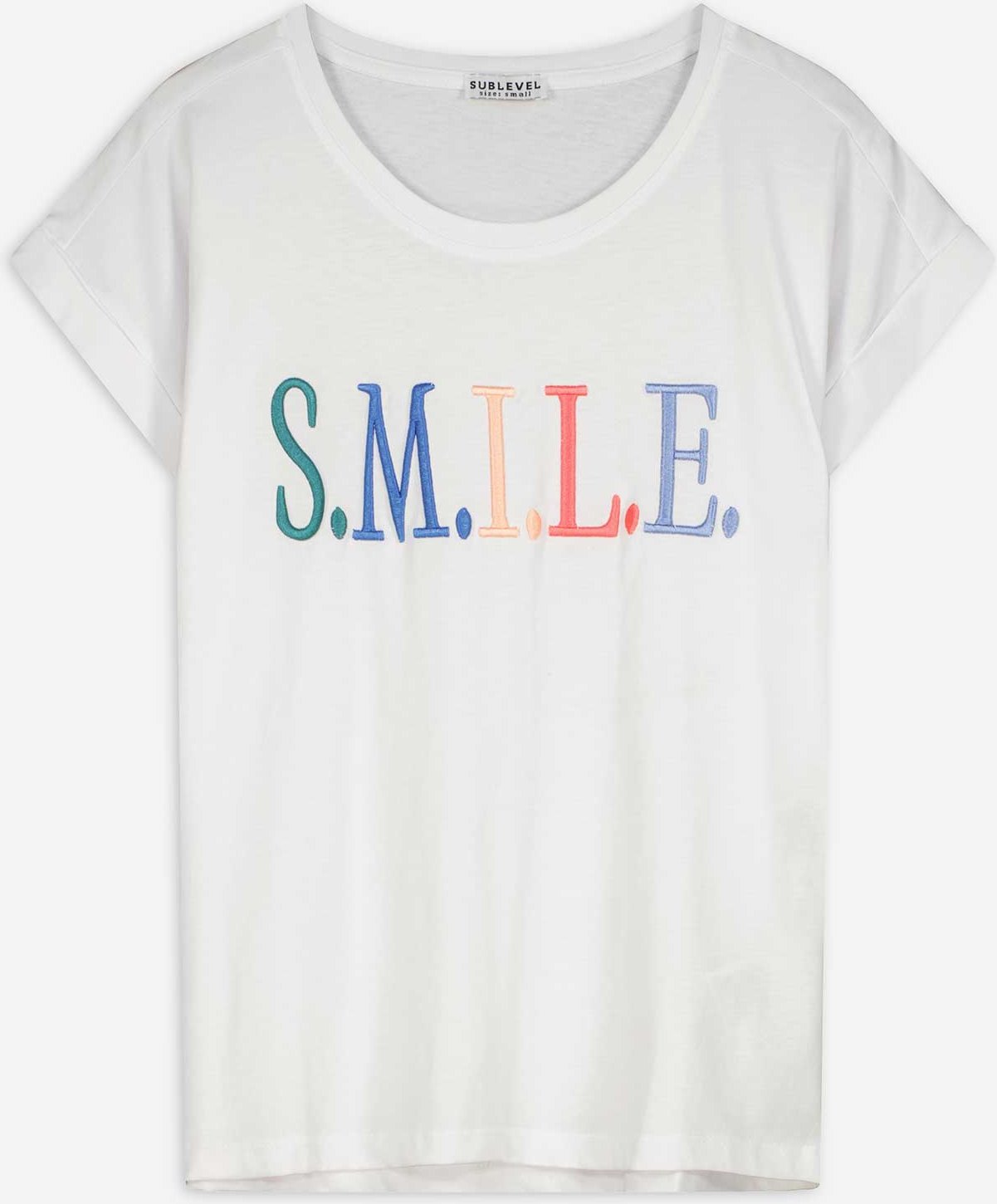 Thumbnail - T-Shirt - Stickerei - weiß