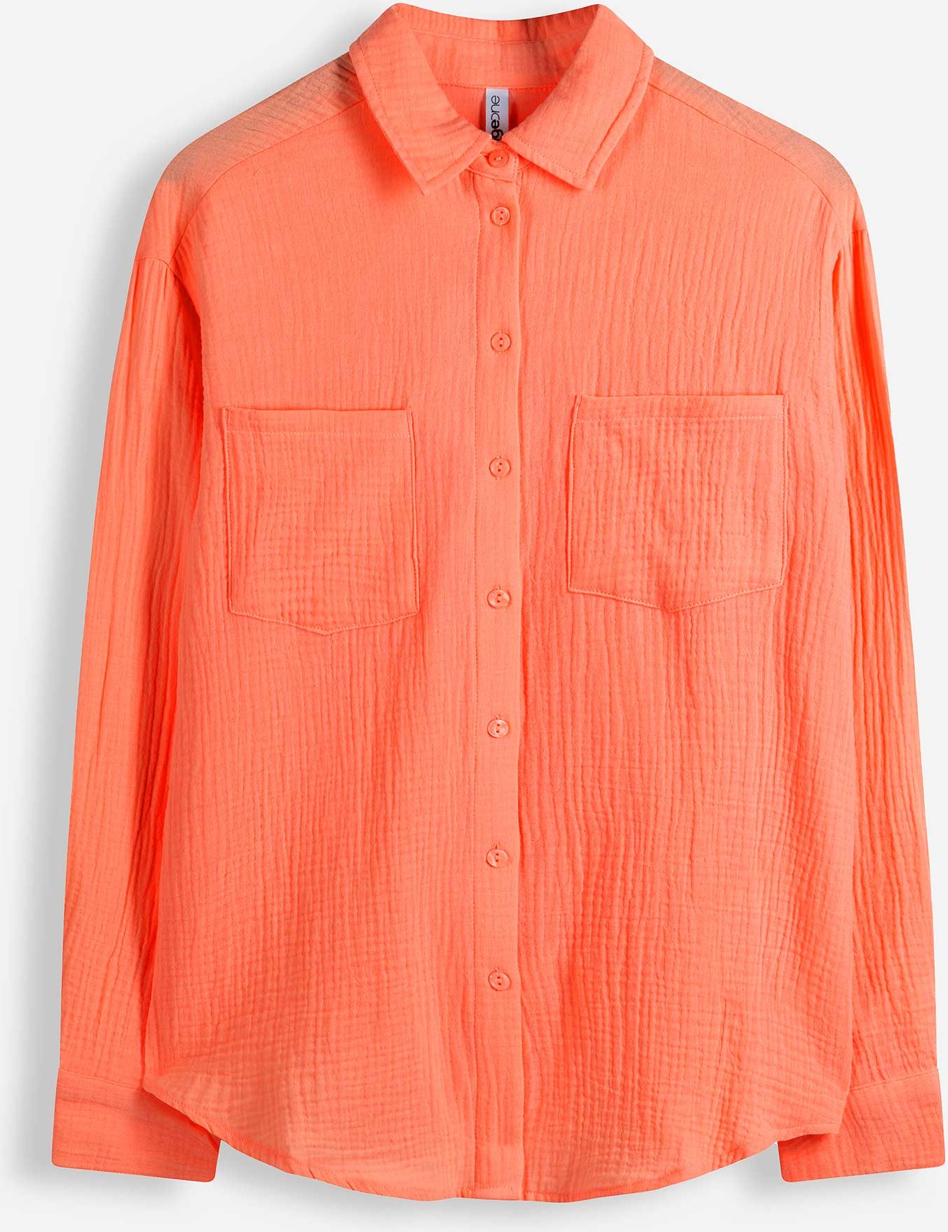 Bluse - einfarbig - hellrot