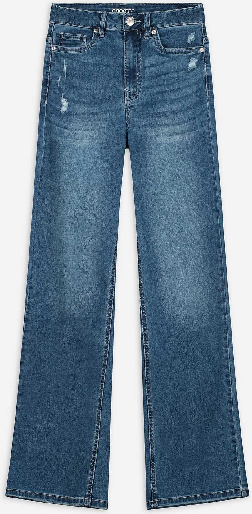 Jeans - Straight Fit - blau