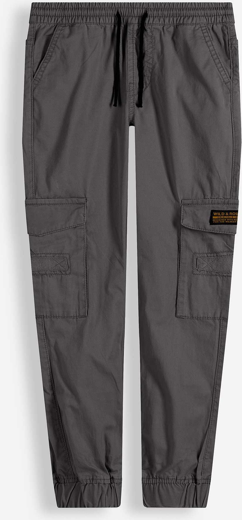 Cargohose - Twill - dunkelgrau