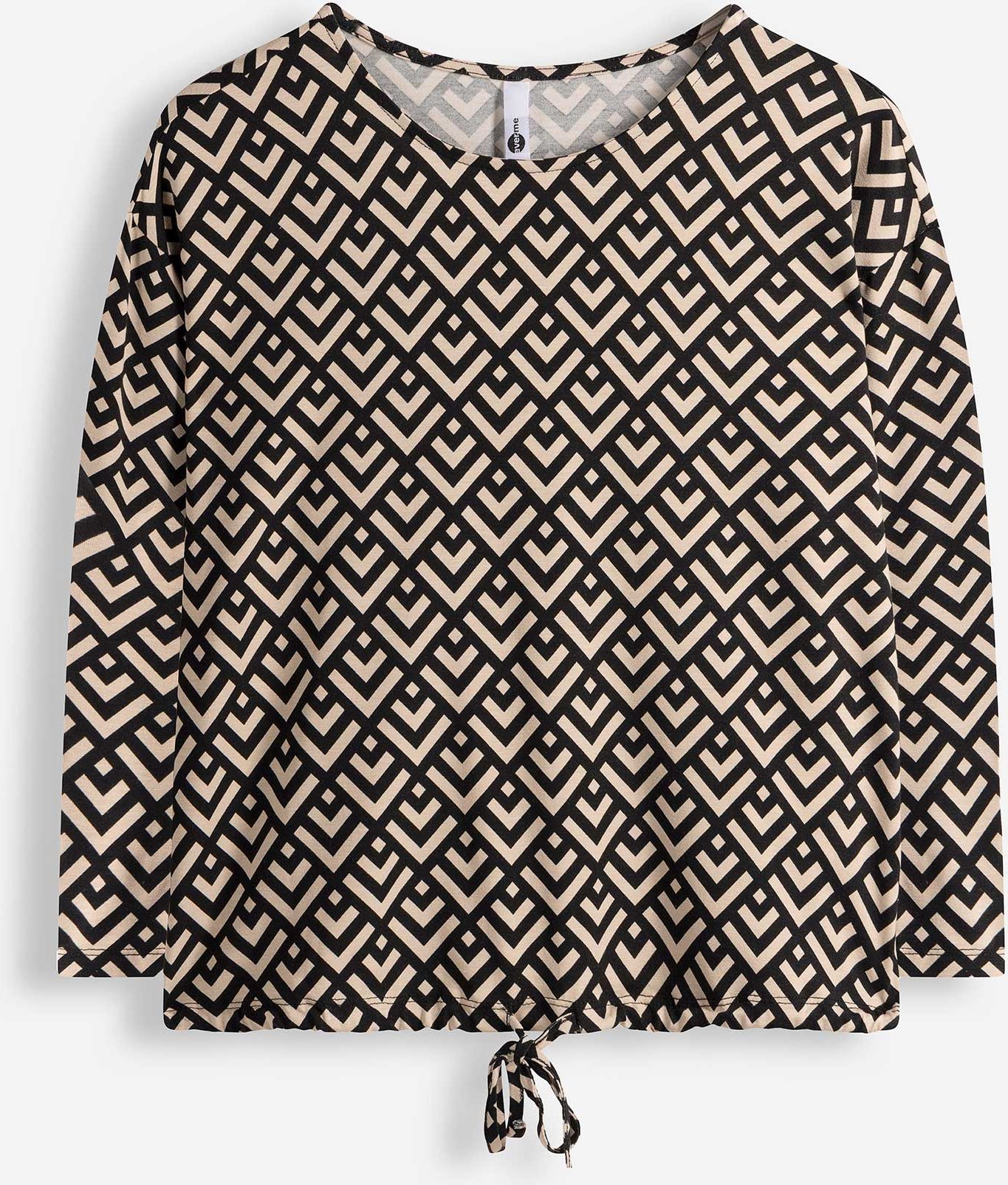 Shirt - Knotendetail - beige