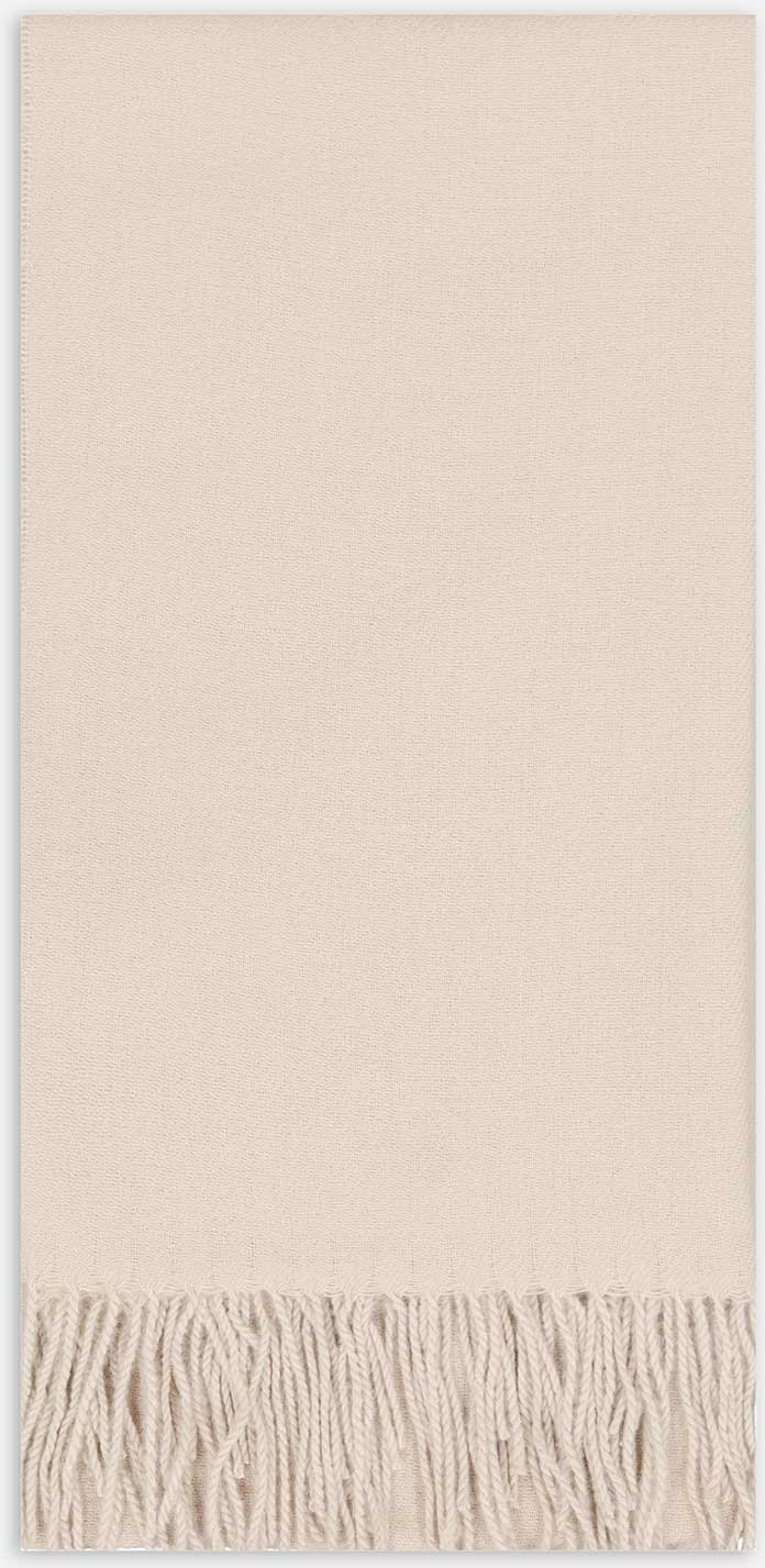 Thumbnail - Schal - einfarbig - beige