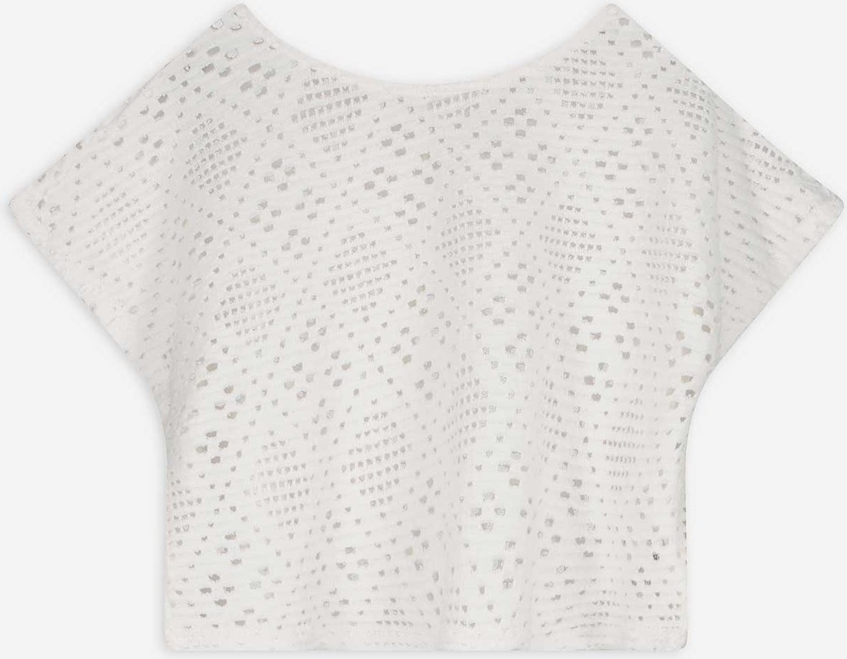 T-Shirt - einfarbig - weiß