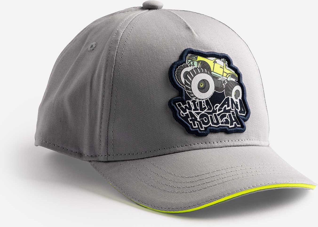 Basecap - Applikation - hellgrau