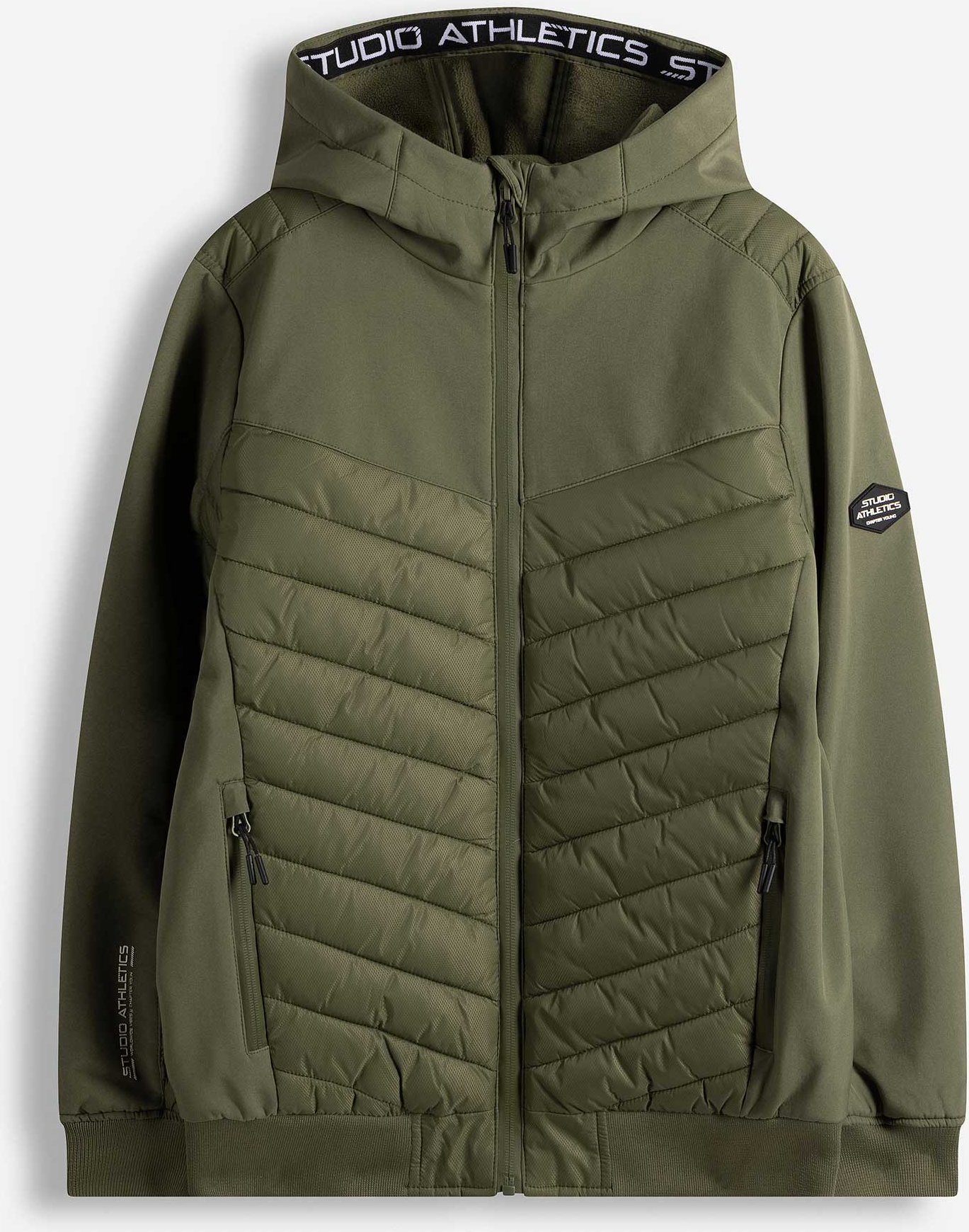 Softshelljacke - Wasserabweisend - dunkelgrün