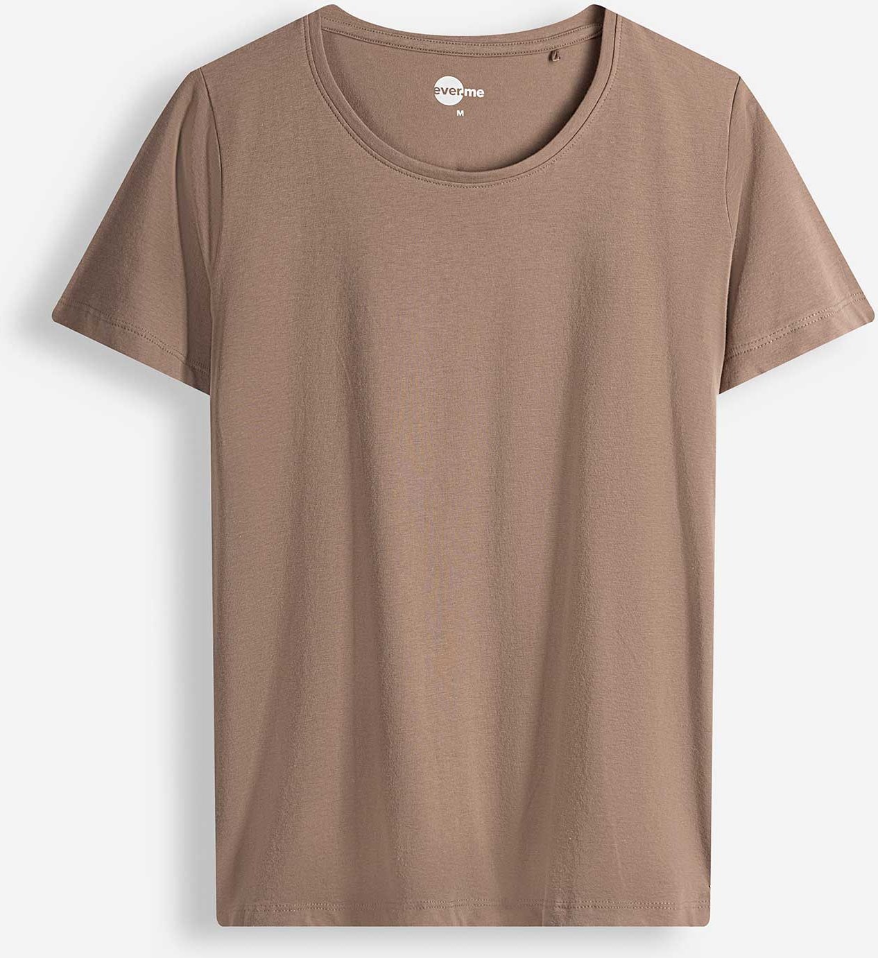 T-Shirt - Stretchanteil - braun