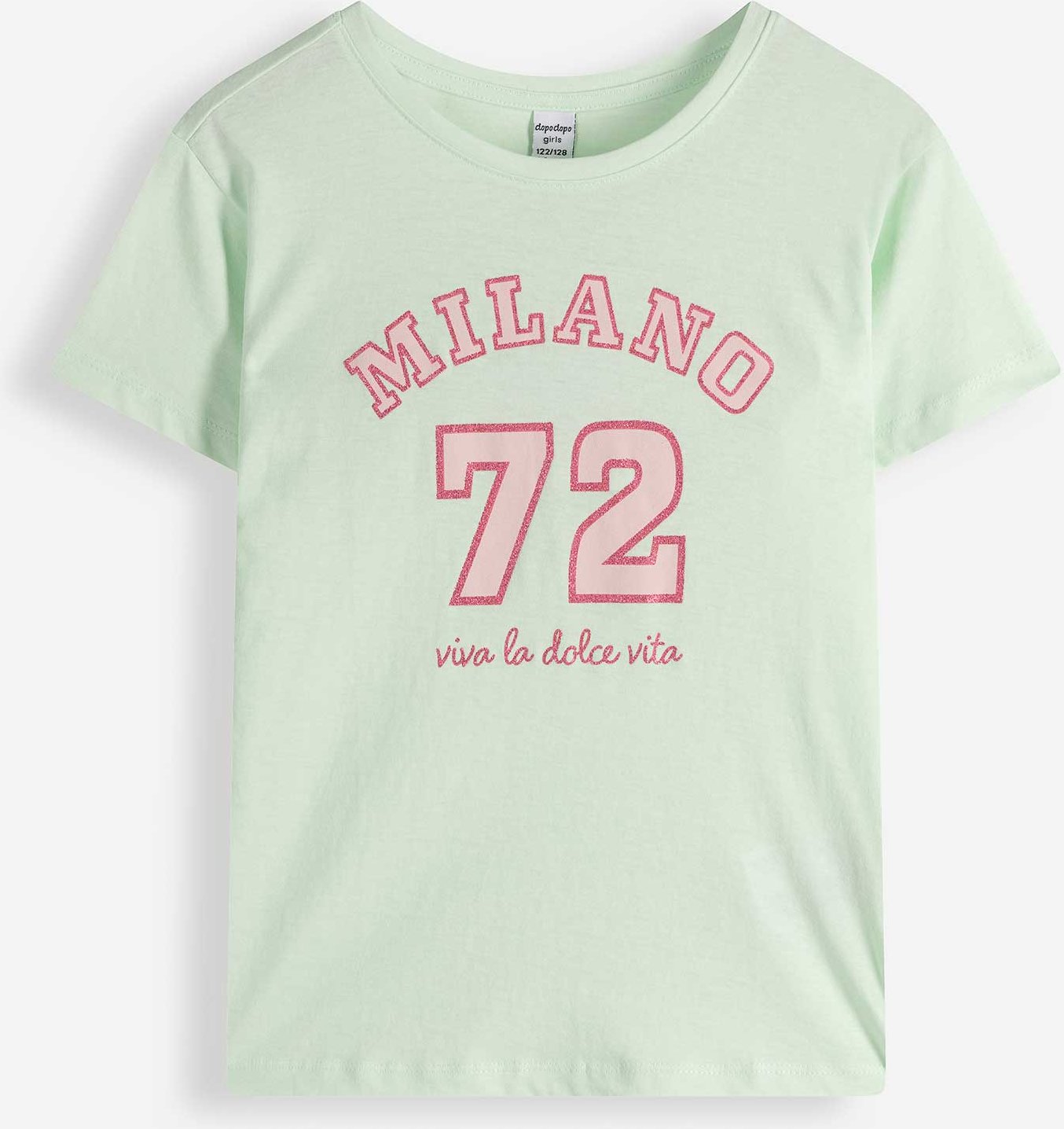 T-Shirt - Frontprint - hellgrün