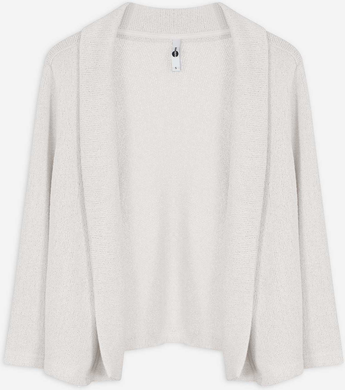 Cardigan - Viskose-Mix - weiß