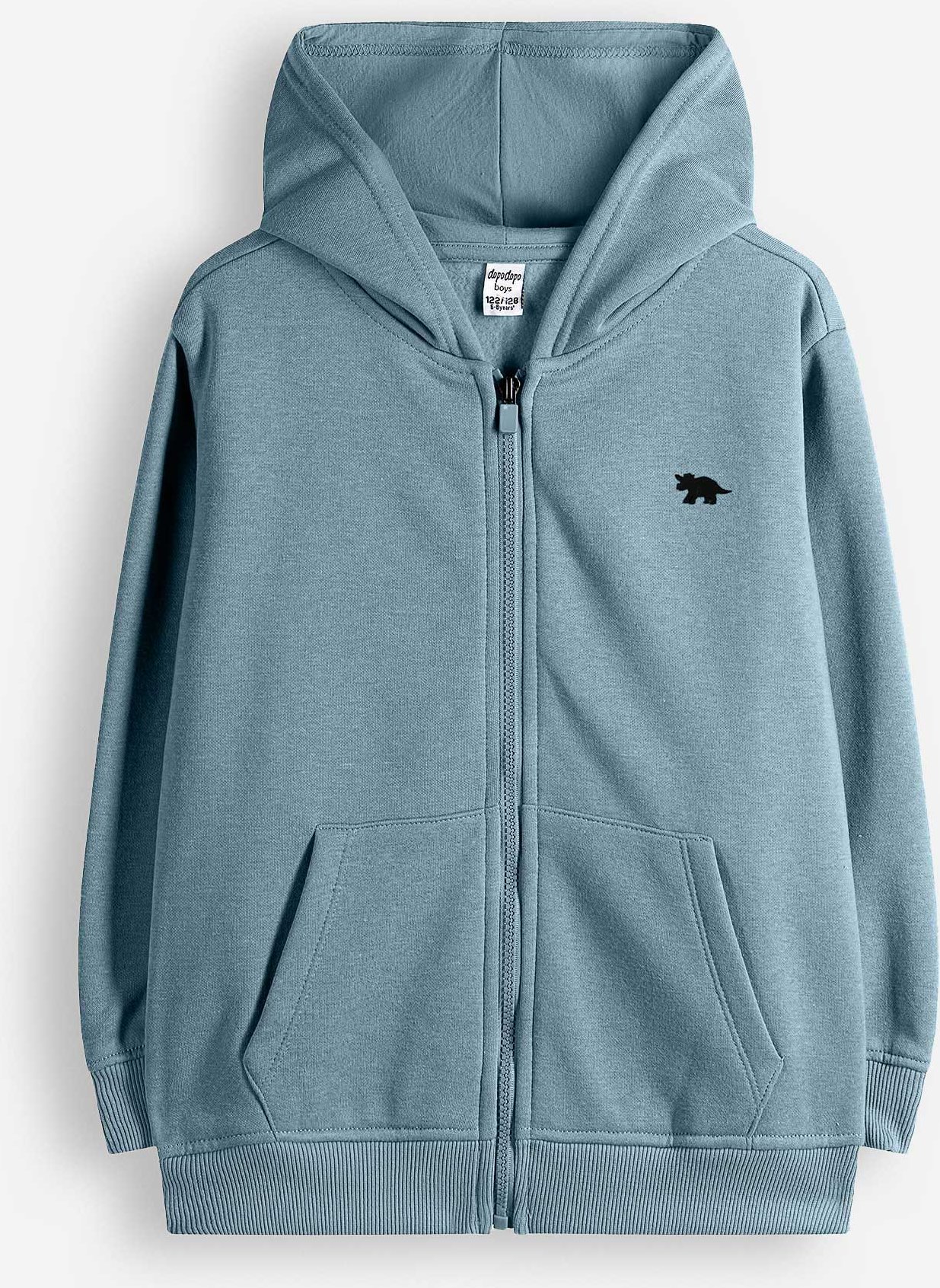 Sweatjacke - Oversized Fit - blau