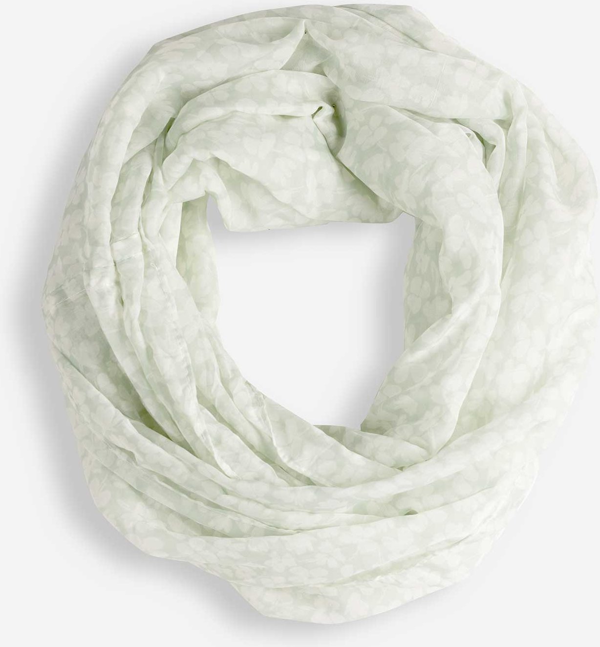 Loop-Schal - Allover-Print - türkis