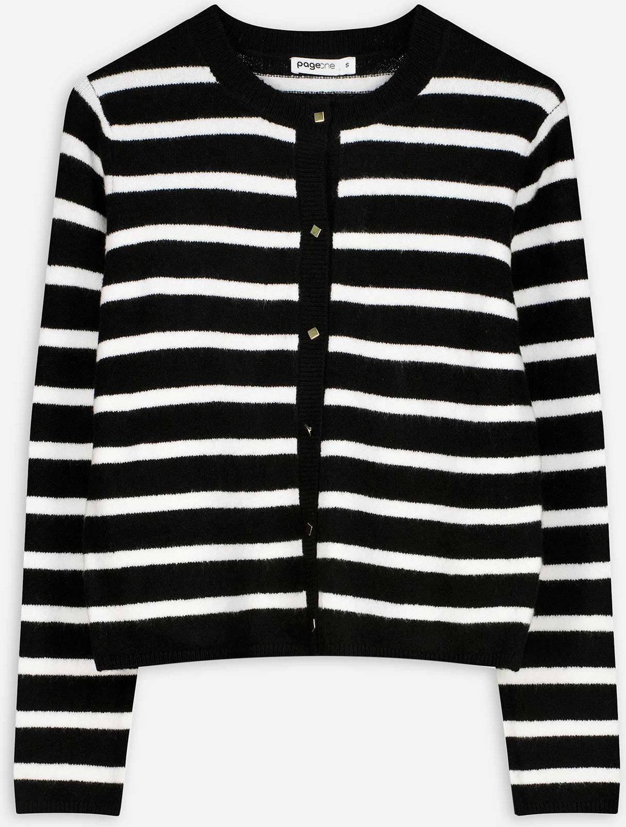 Cardigan - Knopfleiste - schwarz