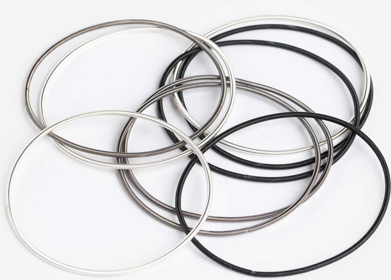 Armband - 9er-Pack - silberfarben