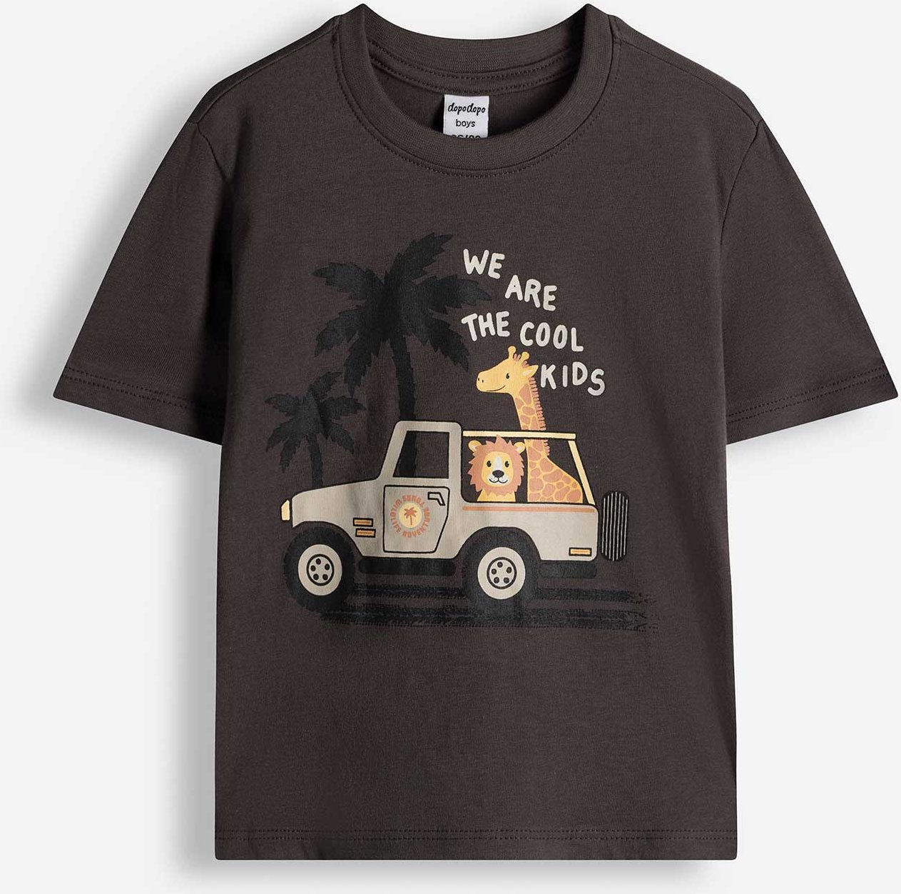 T-Shirt - Frontprint - grau