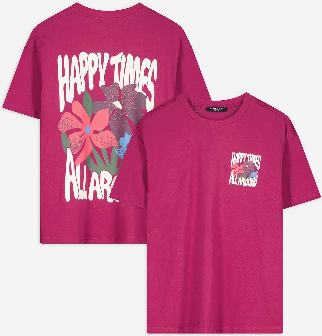Thumbnail - T-Shirt - Print - dunkelrot