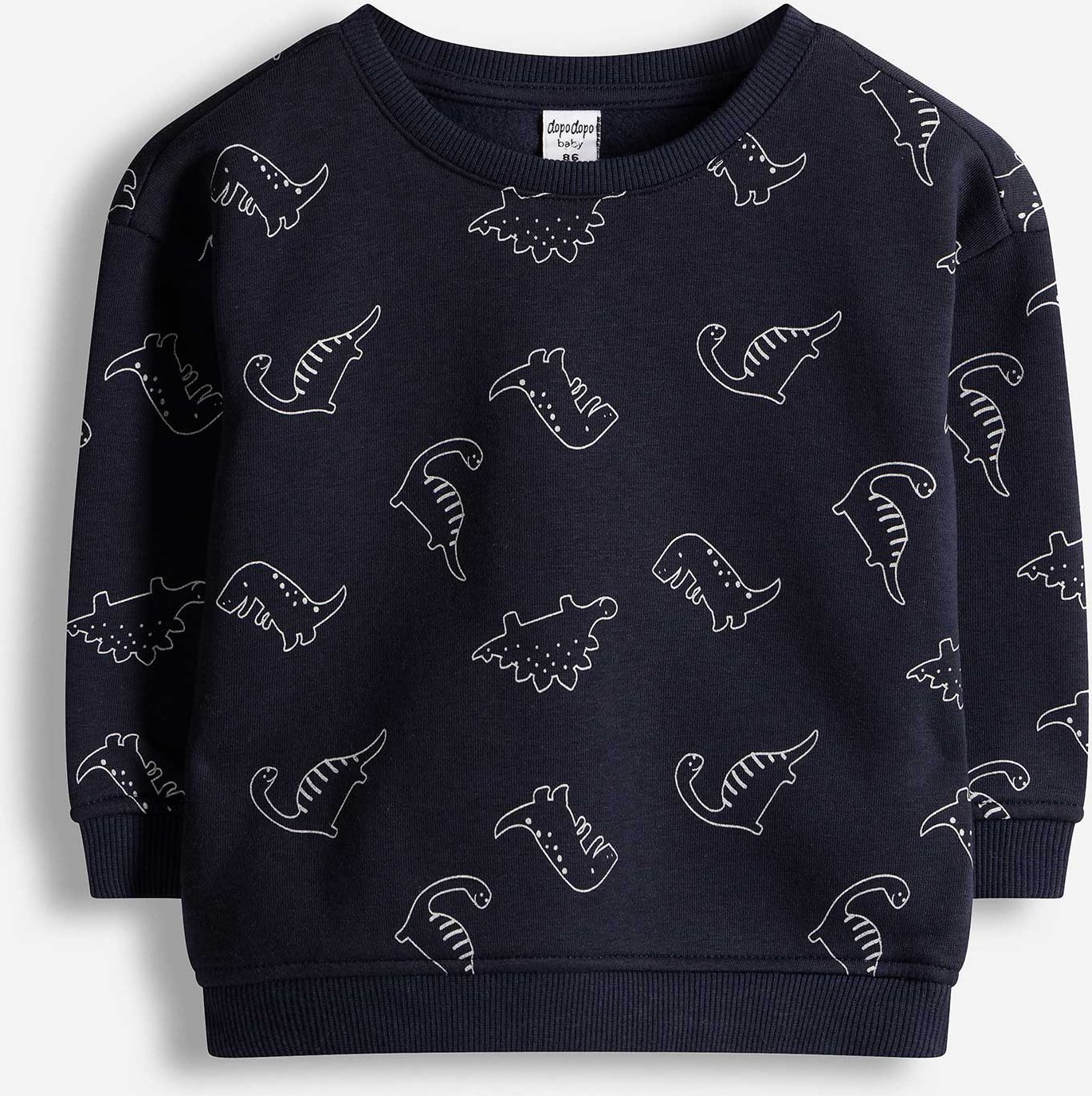 Sweatshirt - Baumwolle - dunkelblau