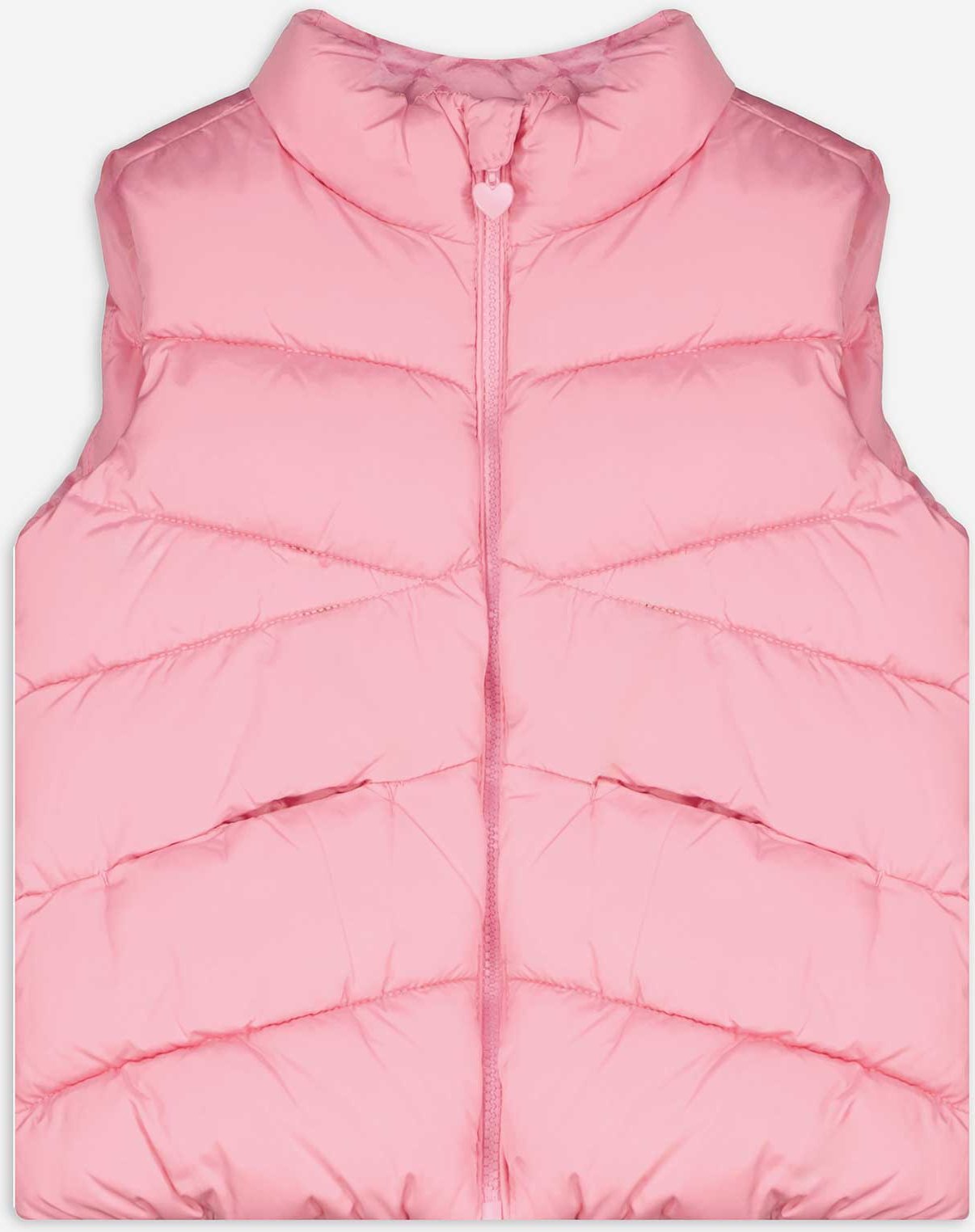 Thumbnail - Steppweste - einfarbig - pink
