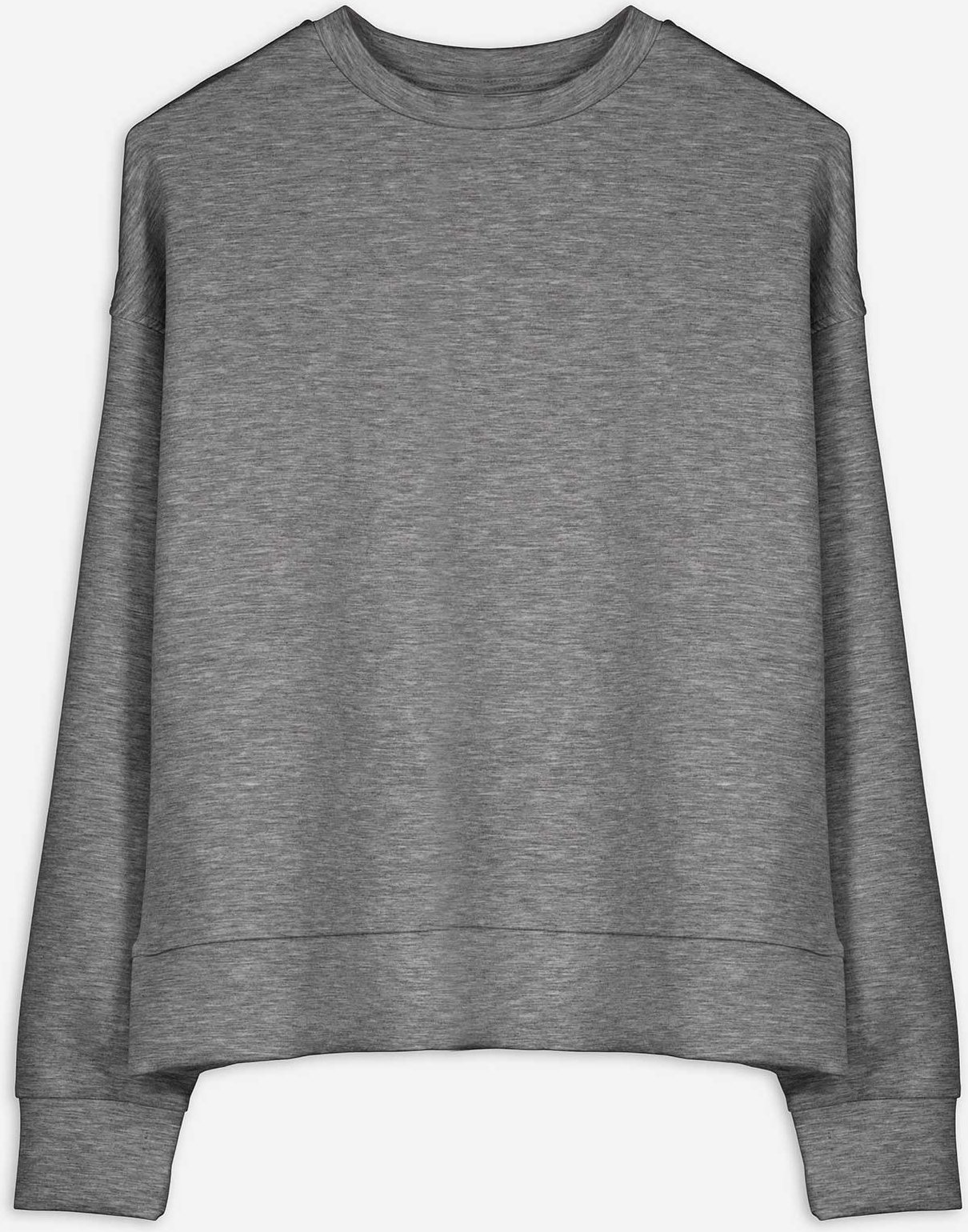 Sweatshirt - Modal-Anteil - dunkelgrau