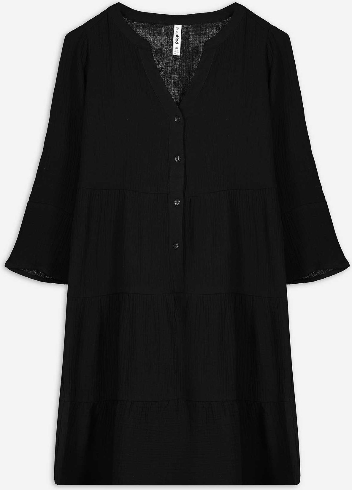 Kleid - A-Shape - schwarz