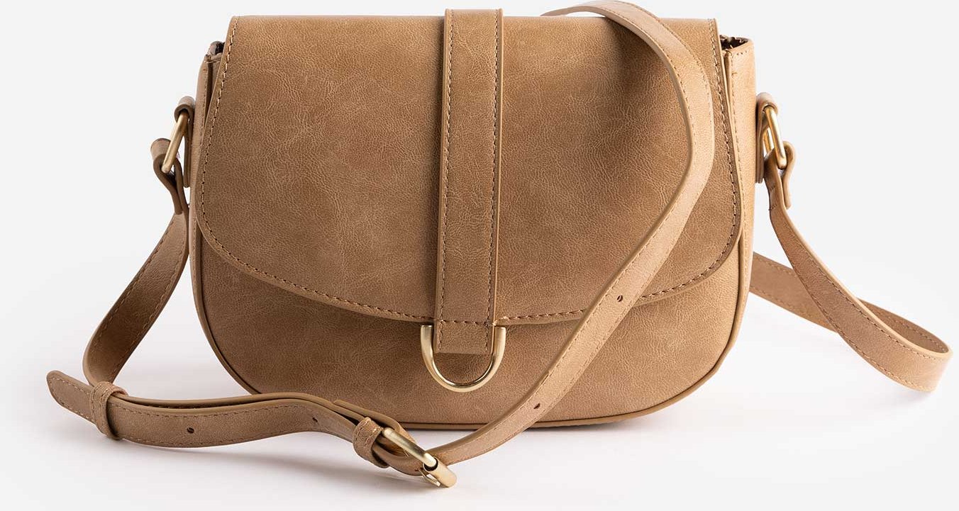 Tasche - Kunstleder - beige
