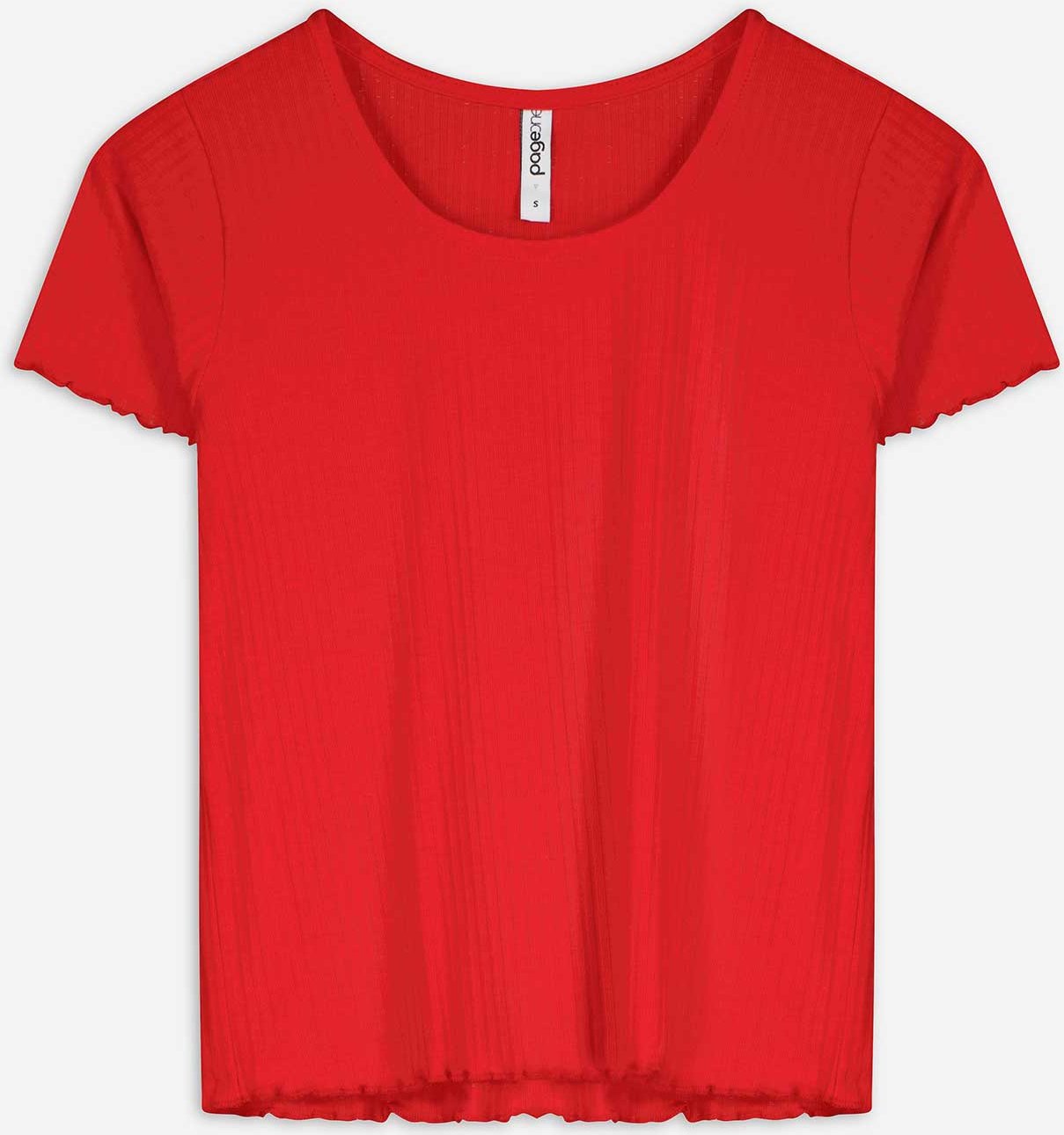 Thumbnail - T-Shirt - einfarbig - rot