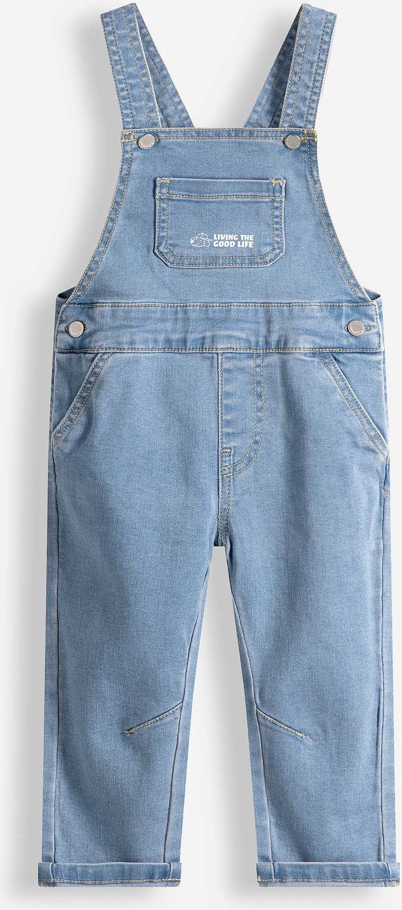 Latzhose - light blue denim - hellblau