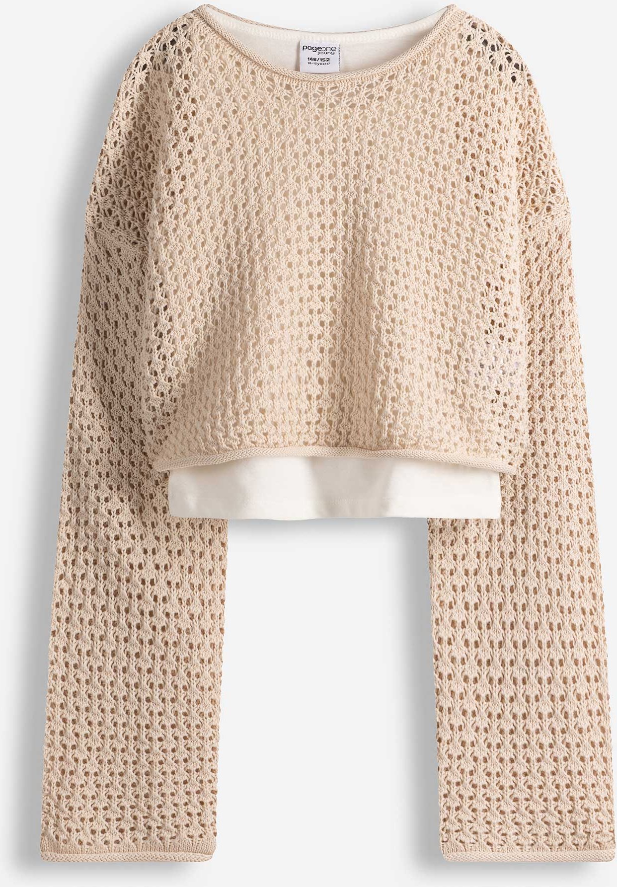 Strickshirt - Strick - beige