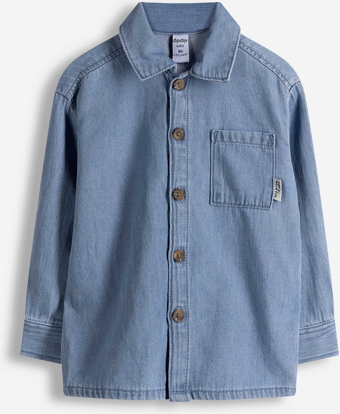 Hemd - Tencel - hellblau