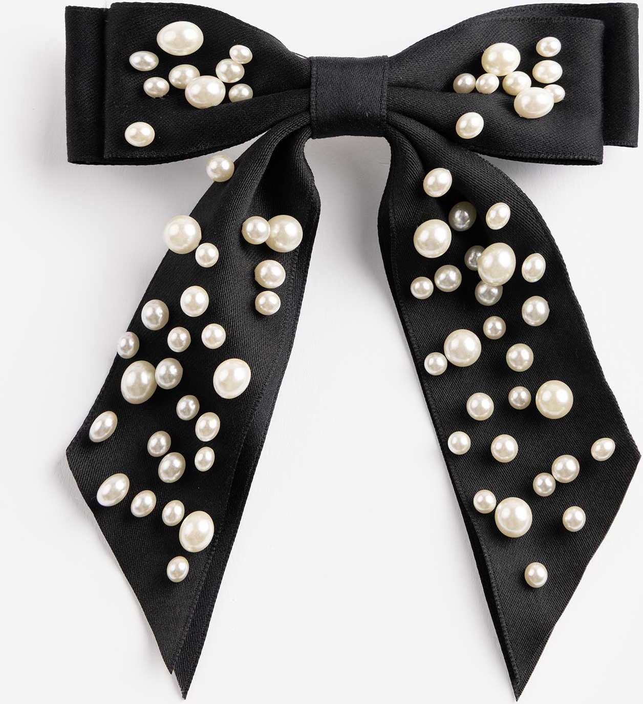 Haarklammer - Schleifen - schwarz