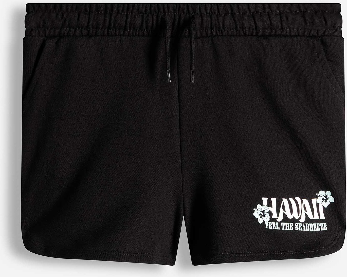 Shorts - einfarbig - schwarz