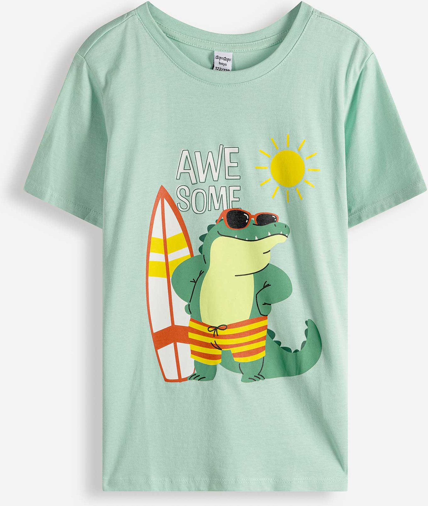 Shirt - Frontprint - hellgrün