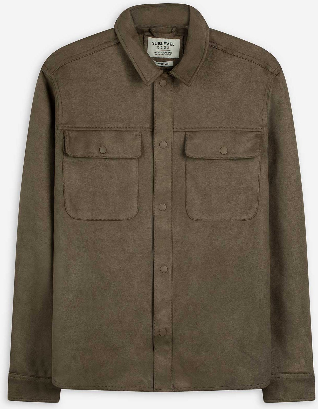 Hemd - einfarbig - dunkelgrün