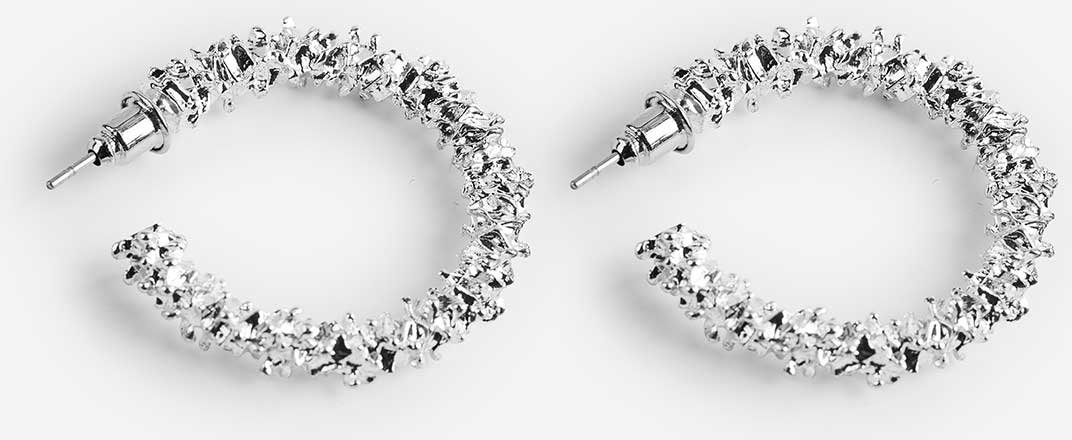 Ohrringe - silberfarben