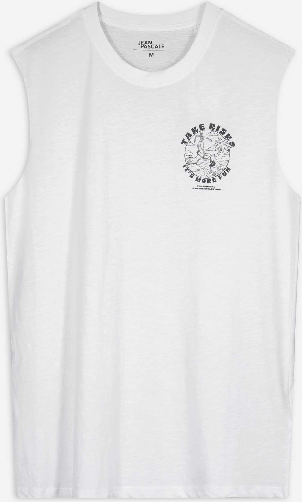 Tanktop - Rückenprint - weiß